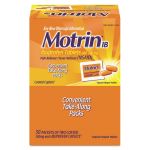 Motrin® IB Pain Reliever, Single-Dose Packets, 50 Packets of 2 Each